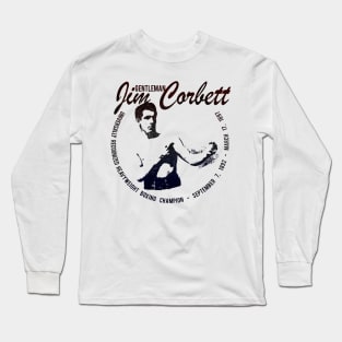 James Corbett Boxing - Gentleman Jim - Heavyweight Champion Long Sleeve T-Shirt